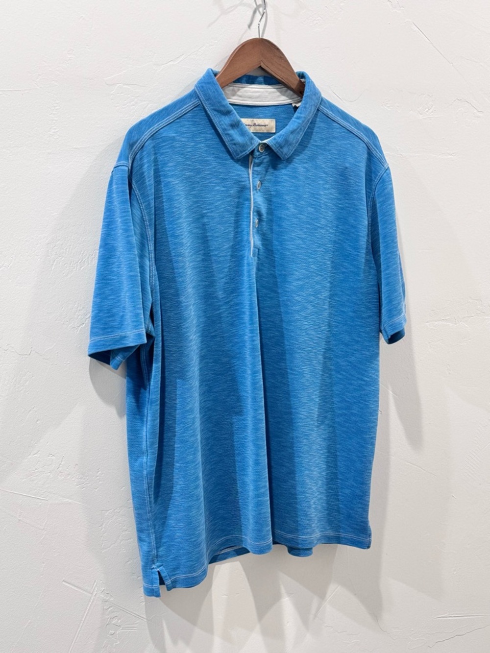 Tommy Bahama Blue Short Sleeve Polo Vintage Modal Polyester Breathable Size XXL - Picture 2 of 11